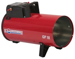 Gasheizgerät GP 18 M (inkl. Gasschlauch und Druckregler)